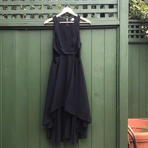 Long dress with cutout detailing